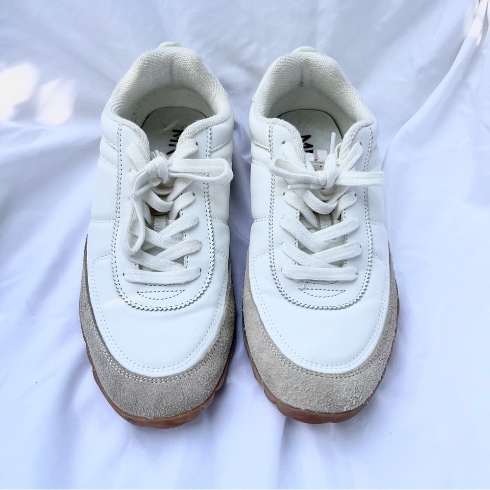 MANGO | LEATHER PANEL QUILTED SNEAKERS EU 40 SIZE 9 - Picture 6 of 10